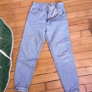 Vintage 90s Falls Creek Light Wash High Waisted Straight Leg Jeans